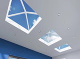 1200 x 1200 mm Stratus Aluminium Roof Lantern Style 8 (Pyramid)