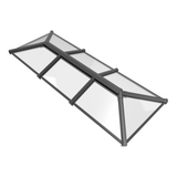 1000 x 2500 mm Stratus Aluminium Roof Lantern Style 3 (Traditional)