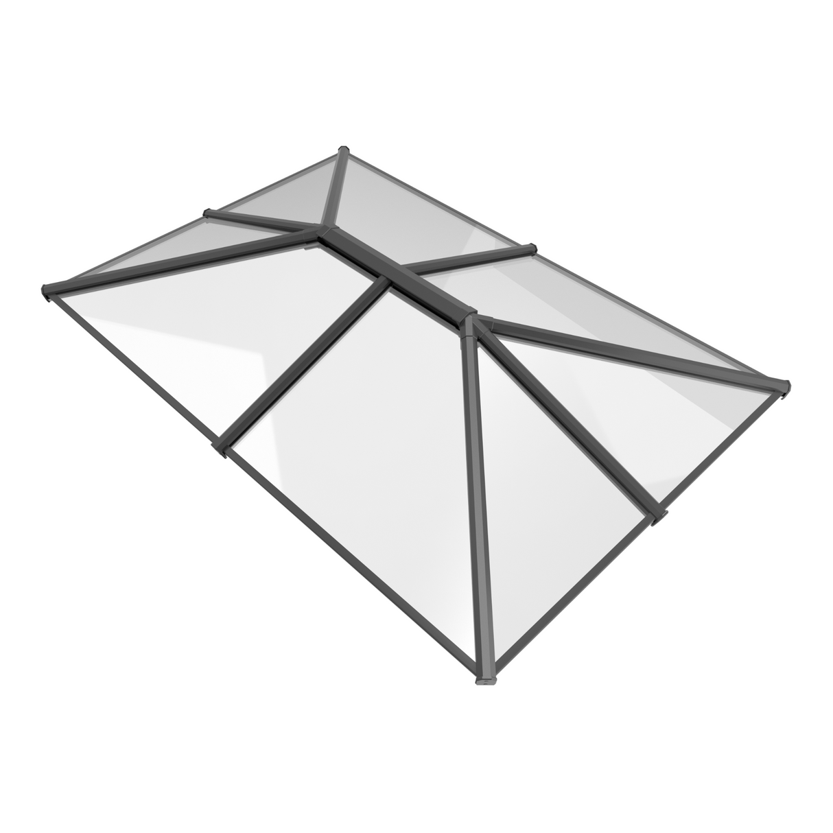 1500 x 2250 mm Stratus Aluminium Roof Lantern Style 4 (Traditional)