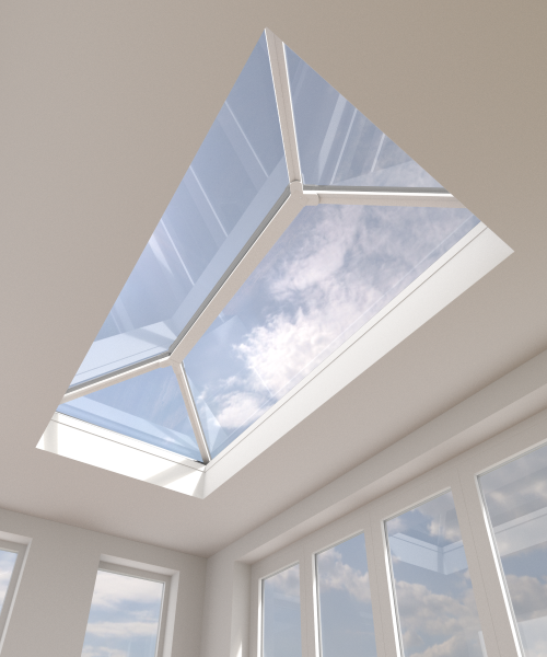 800 x 1500 mm Stratus Aluminium Roof Lantern Style 1 (Contemporary)