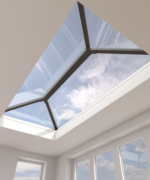 800 x 2000 mm Stratus Aluminium Roof Lantern Style 1 (Contemporary)