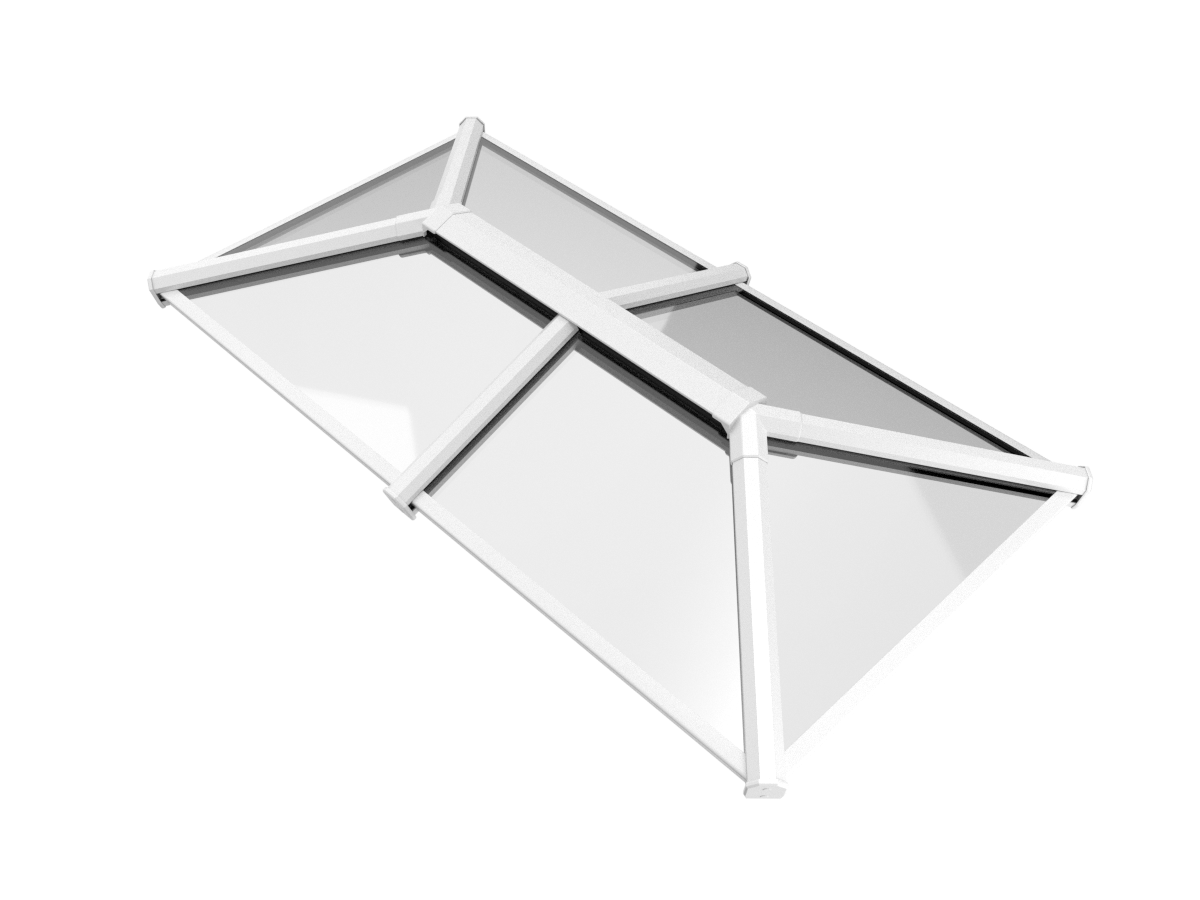 800 x 1800 mm Stratus Aluminium Roof Lantern Style 2 (Traditional)