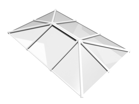 2000 x 4500 mm Stratus Aluminium Roof Lantern Style 5 (Traditional)