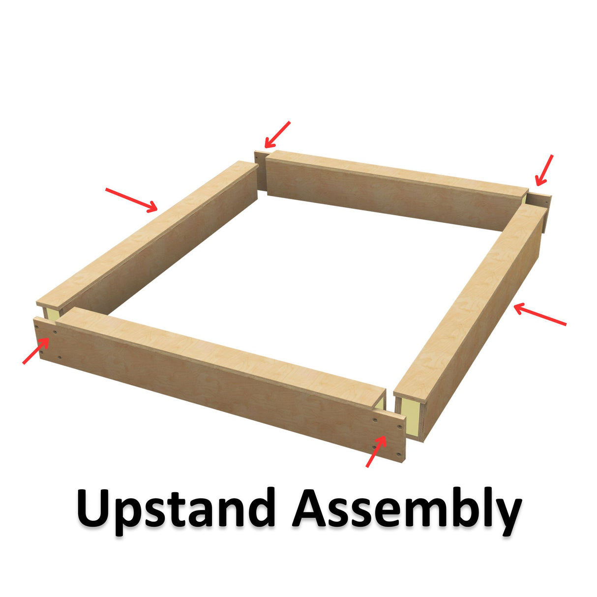 1500 x 3000 mm Insulated Upstand for Roof Lantern