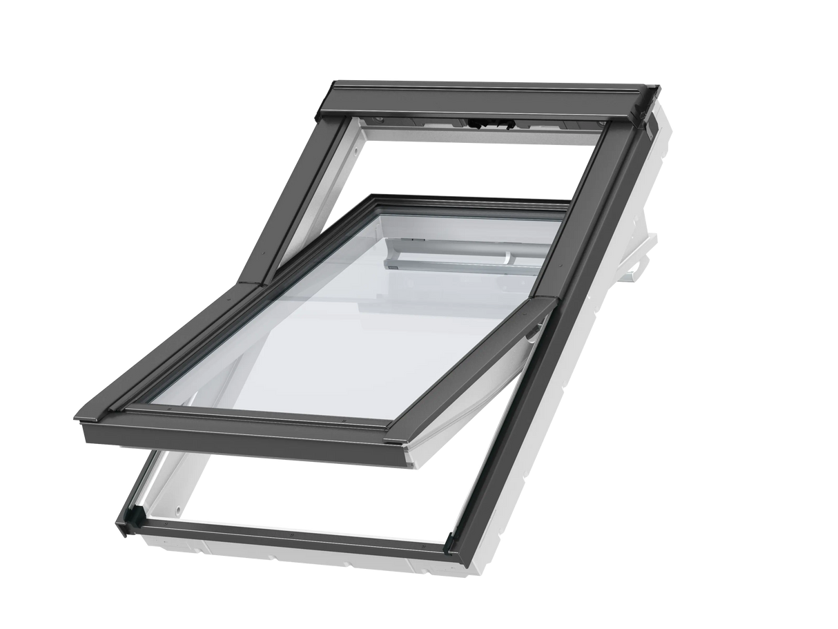 134x140 cm VELUX GGU UK08 0070 Manual Centre-Pivot Roof Window | White Polyurethane Maintenance Free | Double Glazed.