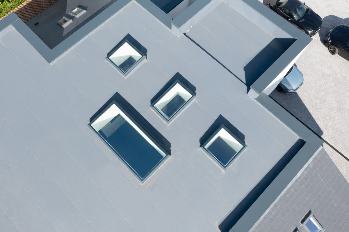 600 x 600 mm Brett Martin Manual Opening Flat Roof Skylight