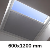 600 x 1200 mm LD Manual Blinds for Flat / Pitched Roof Skylights & Roof Lanterns