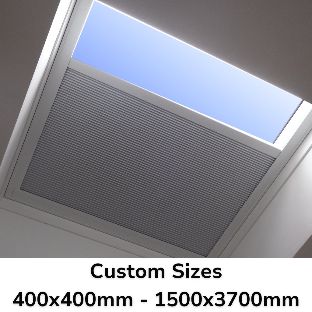 Custom Size Manual Blinds for Flat & Pitched Roof Skylights