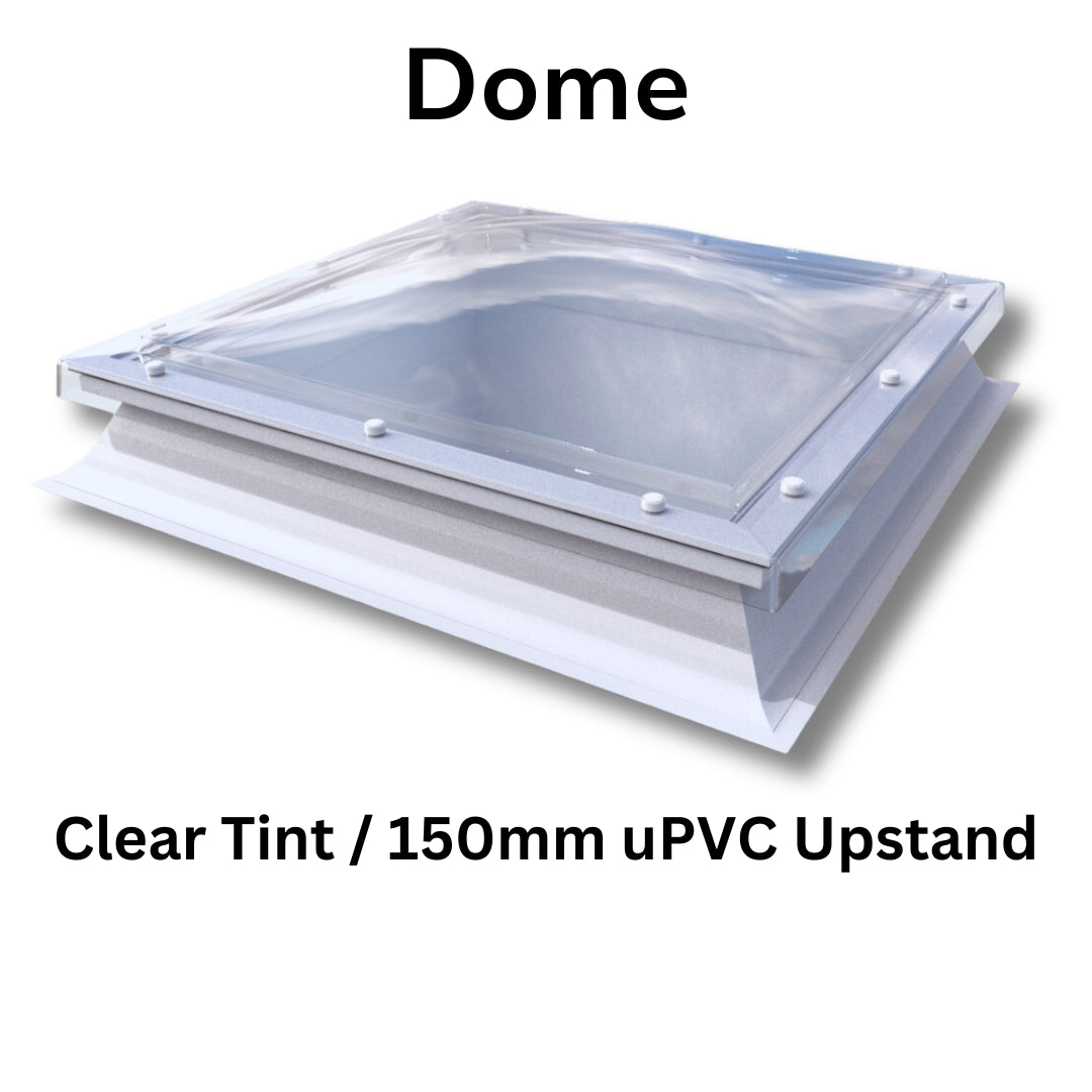 450 x 450 mm Polycarbonate Fixed Dome Rooflight by Mardome Trade