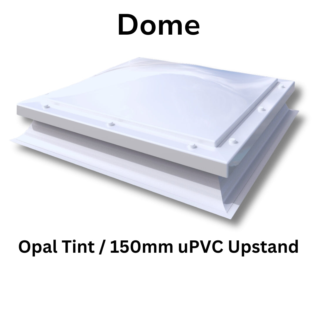 750 x 750 mm Polycarbonate Fixed Dome Rooflight by Mardome Trade