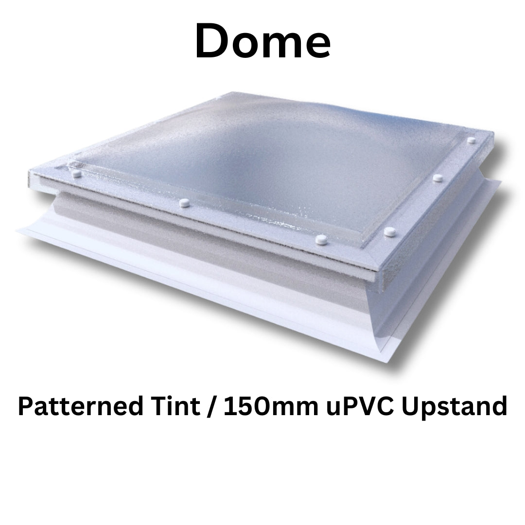 1050 x 1050 mm Polycarbonate Fixed Dome Rooflight by Mardome Trade