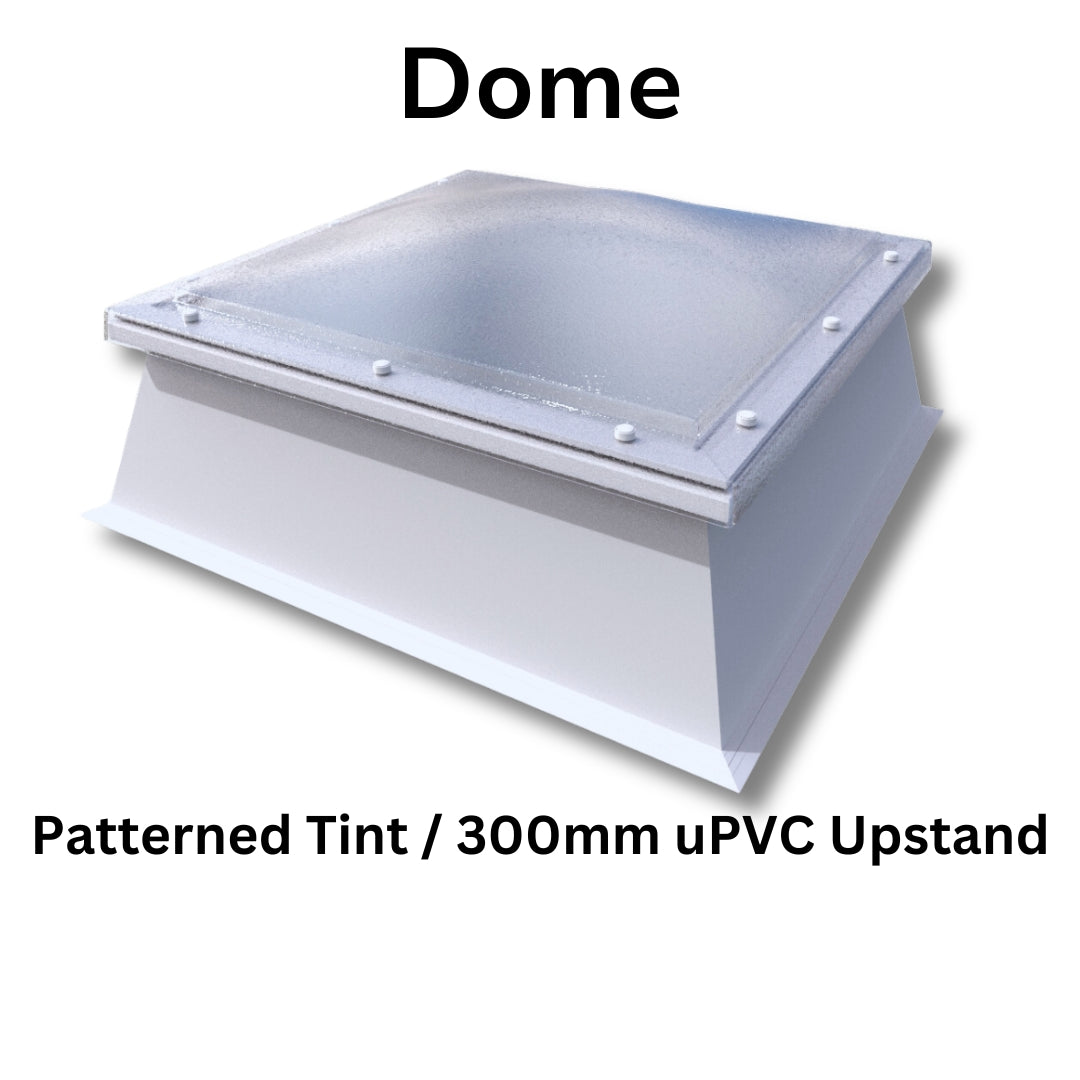 750 x 900 mm Polycarbonate Fixed Dome Rooflight by Mardome Trade