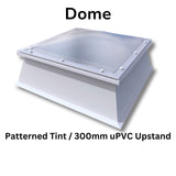 1050 x 1050 mm Polycarbonate Fixed Dome Rooflight by Mardome Trade