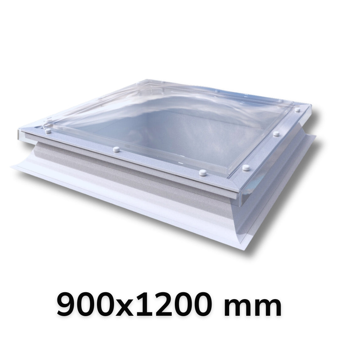 900 x 1200 mm Polycarbonate Fixed Dome Rooflight by Mardome Trade