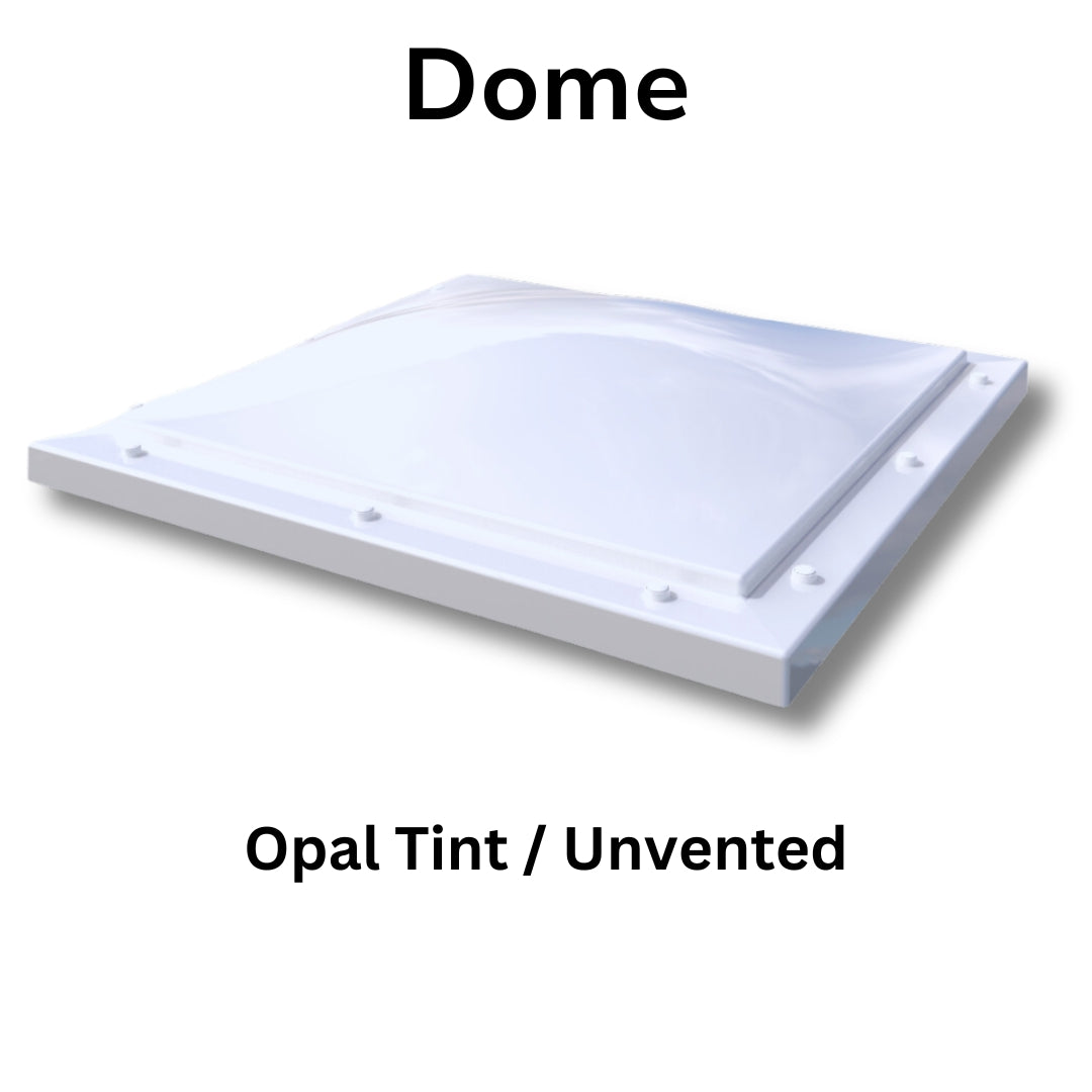 600 x 600 mm Polycarbonate Fixed Dome Rooflight by Mardome Trade