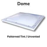 900 x 900 mm Polycarbonate Fixed Dome Rooflight by Mardome Trade