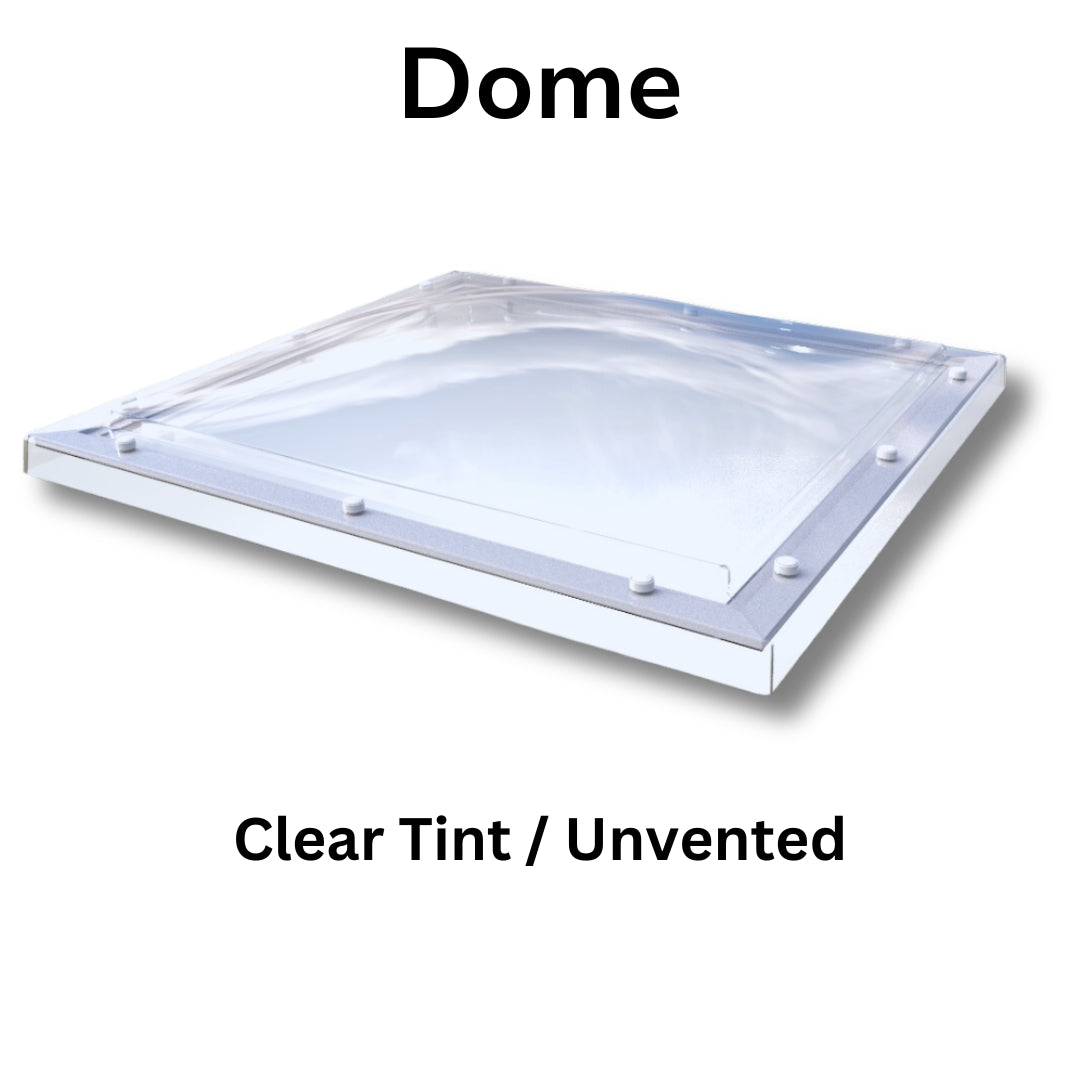 600 x 900 mm Polycarbonate Fixed Dome Rooflight by Mardome Trade