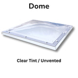 600 x 900 mm Polycarbonate Fixed Dome Rooflight by Mardome Trade