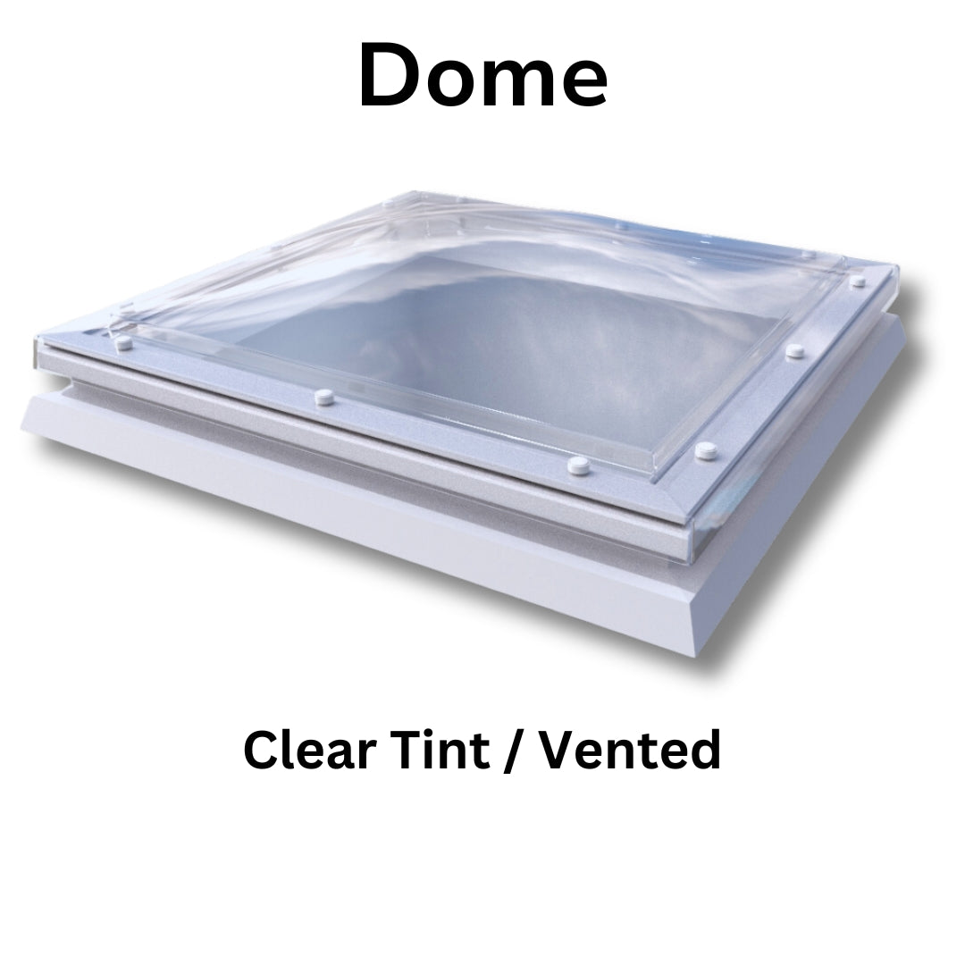 600 x 900 mm Polycarbonate Fixed Dome Rooflight by Mardome Trade