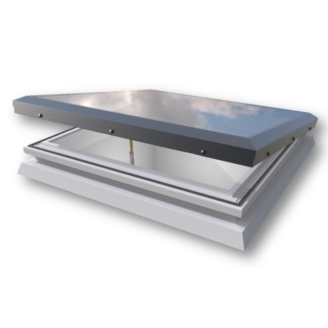 1000 x 1000 mm Brett Martin Manual Opening Flat Roof Skylight