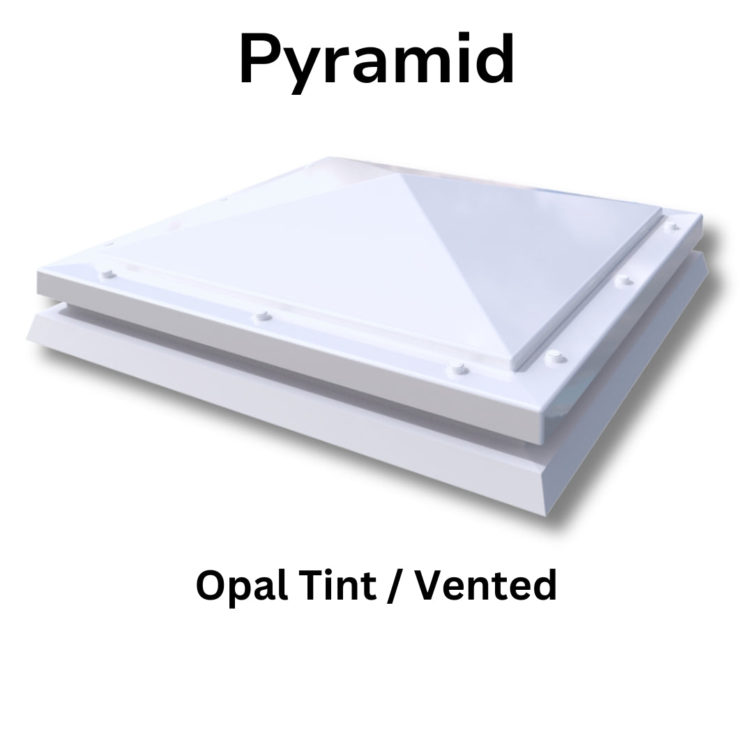 600 x 600 mm Polycarbonate Fixed Dome Rooflight by Mardome Trade