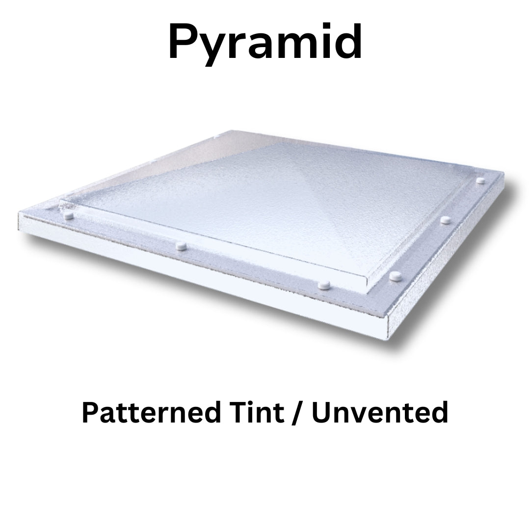 600 x 1200 mm Polycarbonate Fixed Dome Rooflight by Mardome Trade