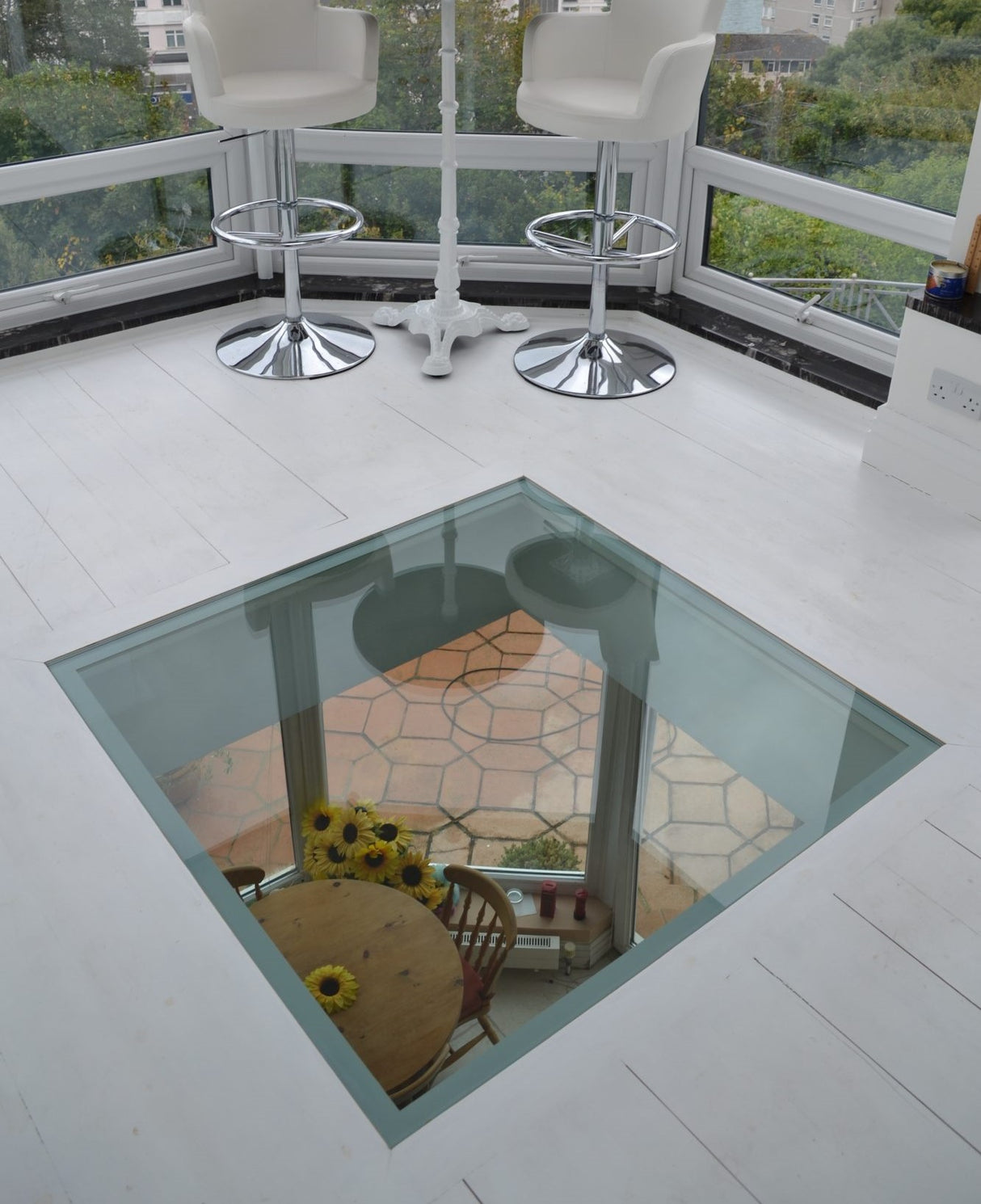 800 x 800 mm Framed Walk-on Skylight