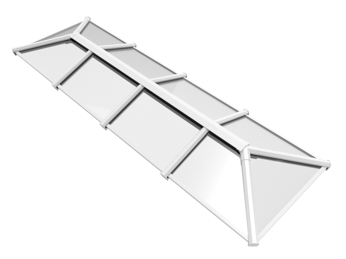 1250 x 6000 mm Stratus Aluminium Roof Lantern Style 6 (Traditional)