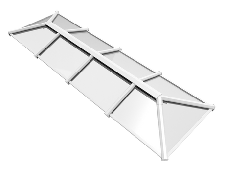 1250 x 6000 mm Stratus Aluminium Roof Lantern Style 6 (Traditional)